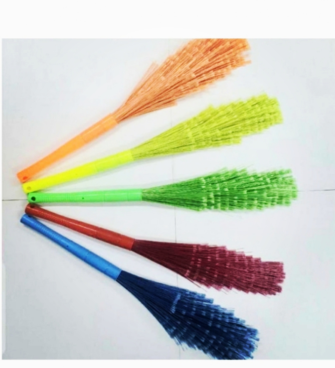Scrublex Plastic Broom for Floor Cleaning – Soft Bristle Durable Jharu (8 Colours) | Buy Online in Pakistan with All Karachi Delivery